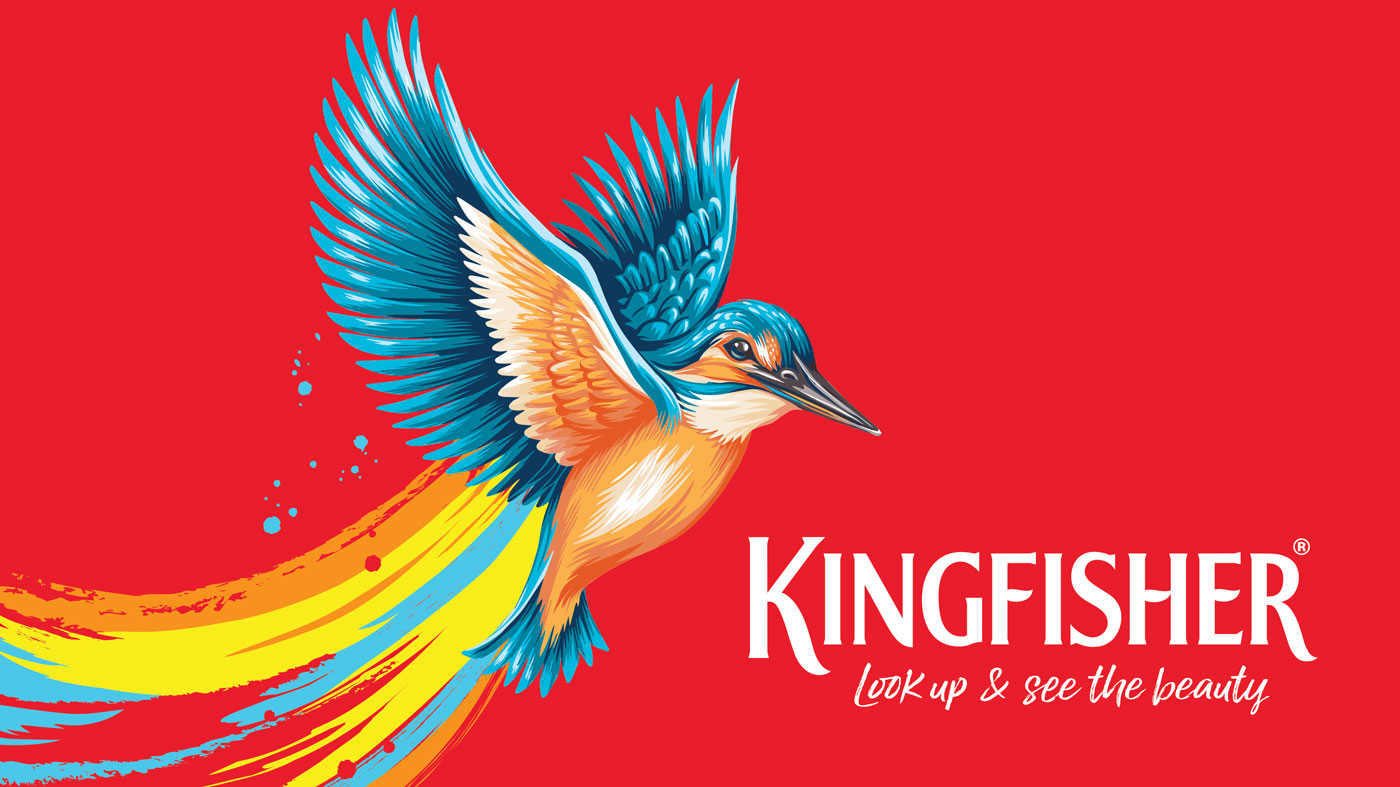 Kingfisher. Soaring to new heights. Butcher & Gundersen London brand design & communication